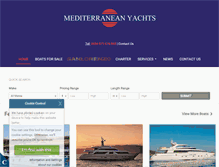 Tablet Screenshot of med-yachts.com